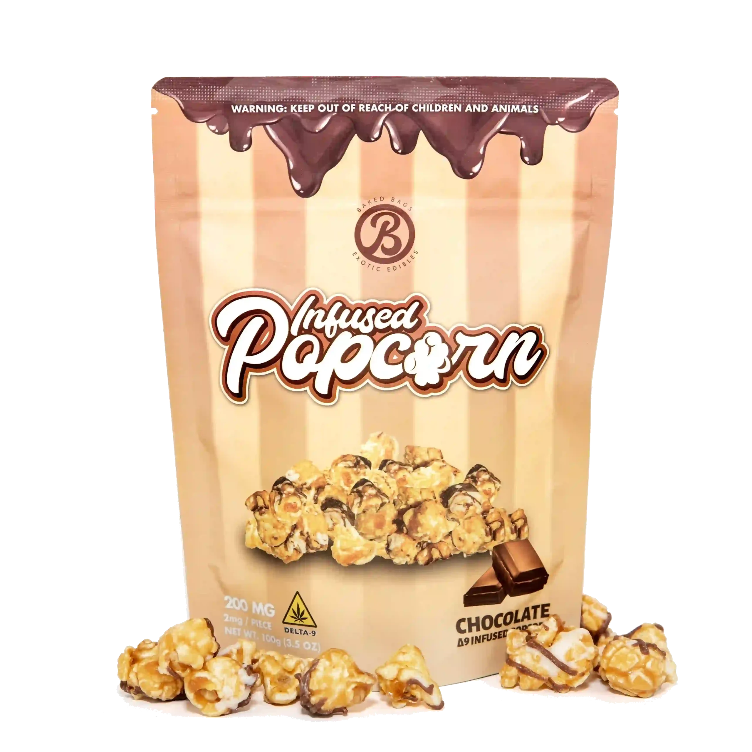 THC Infused Popcorn 1 Ice Cream Cone Edibles